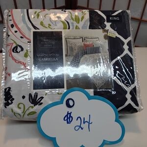 Gabriella Duvet Cover - Black and White